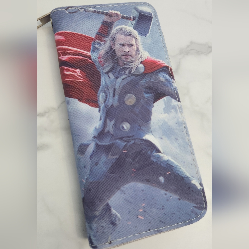 Superhero Marvel Thor Zip Around Wallet